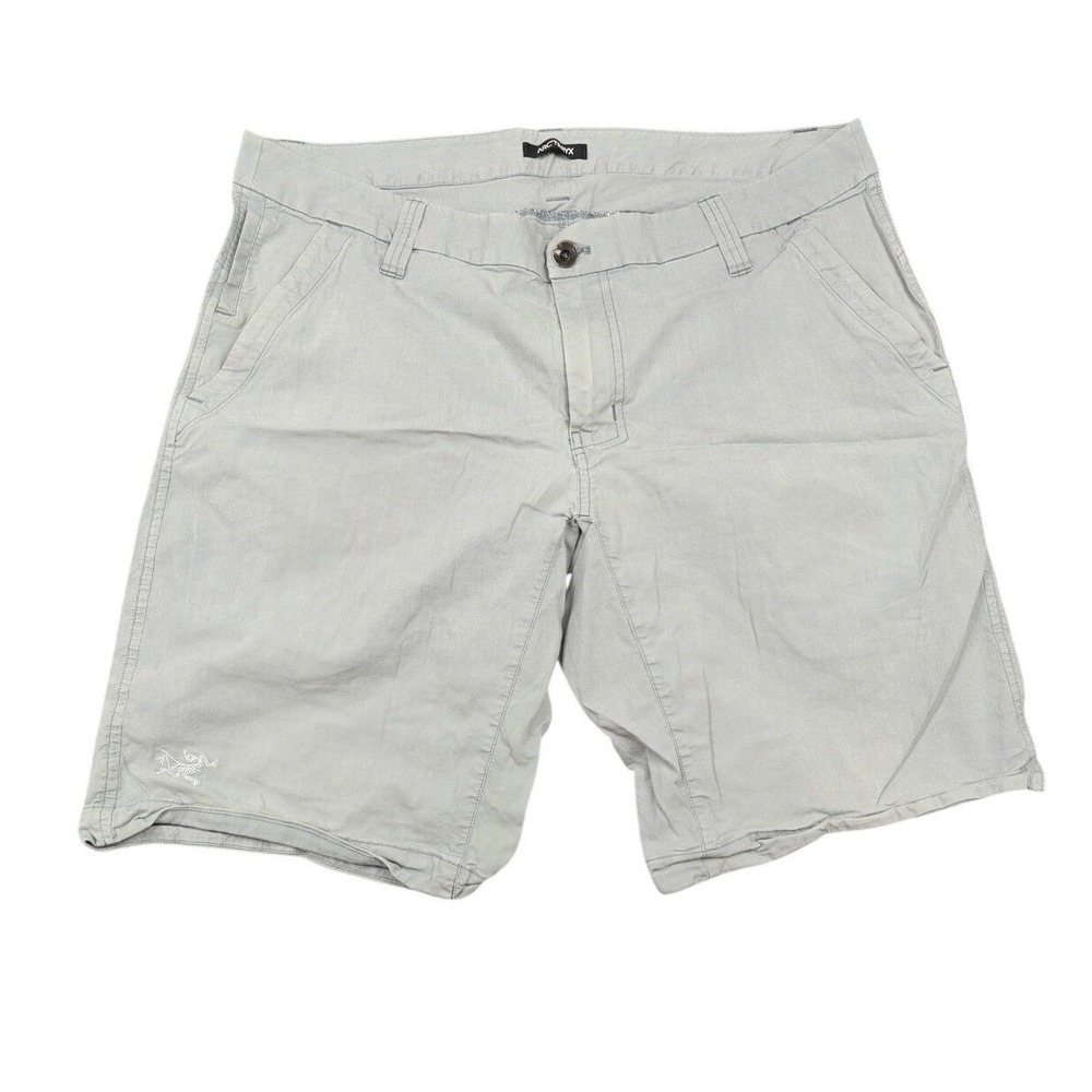 Arc'teryx Shorts Mens 38 Gray 10" Inseam Cotton Nylon Chino Outdoor Hiking